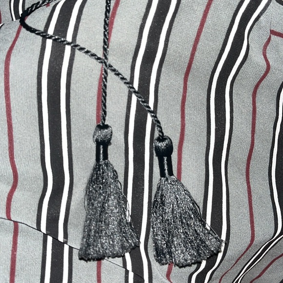 LANE BRYANT Stripes Sleeveless top w Tassel Ties Size 22/24 - Picture 6 of 6